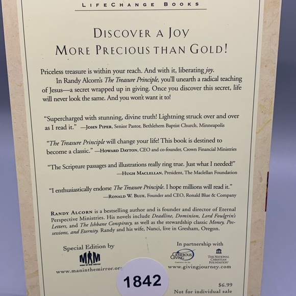 THE TREASURE PRINCIPLE DISCOVER Randy Alcorn #1842 - Picture 5 of 5